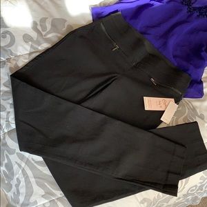 NWT High-Waisted Black Slacks.
